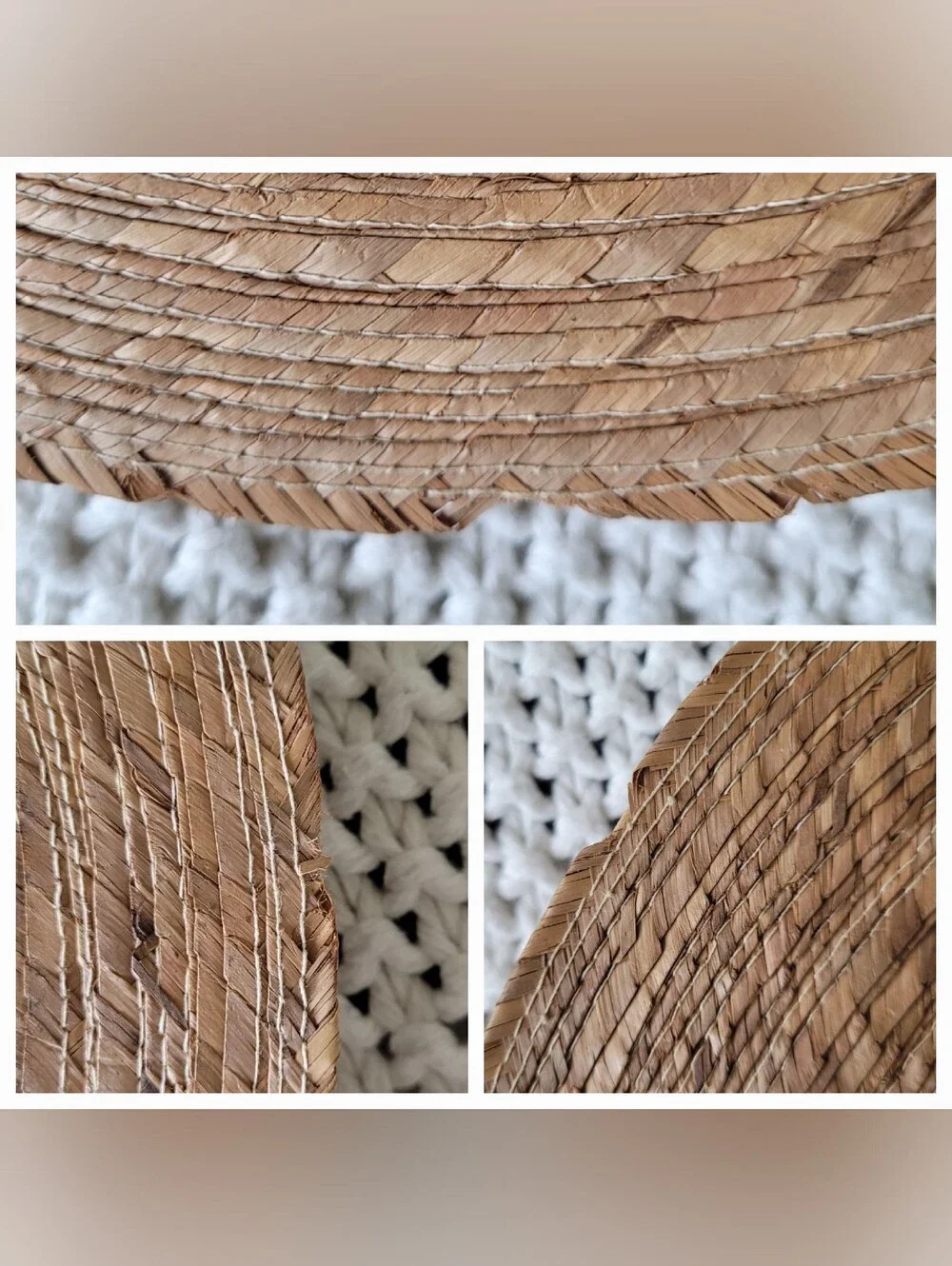 Tula Open Crown Wide Brim Straw Hat, UPF 50+